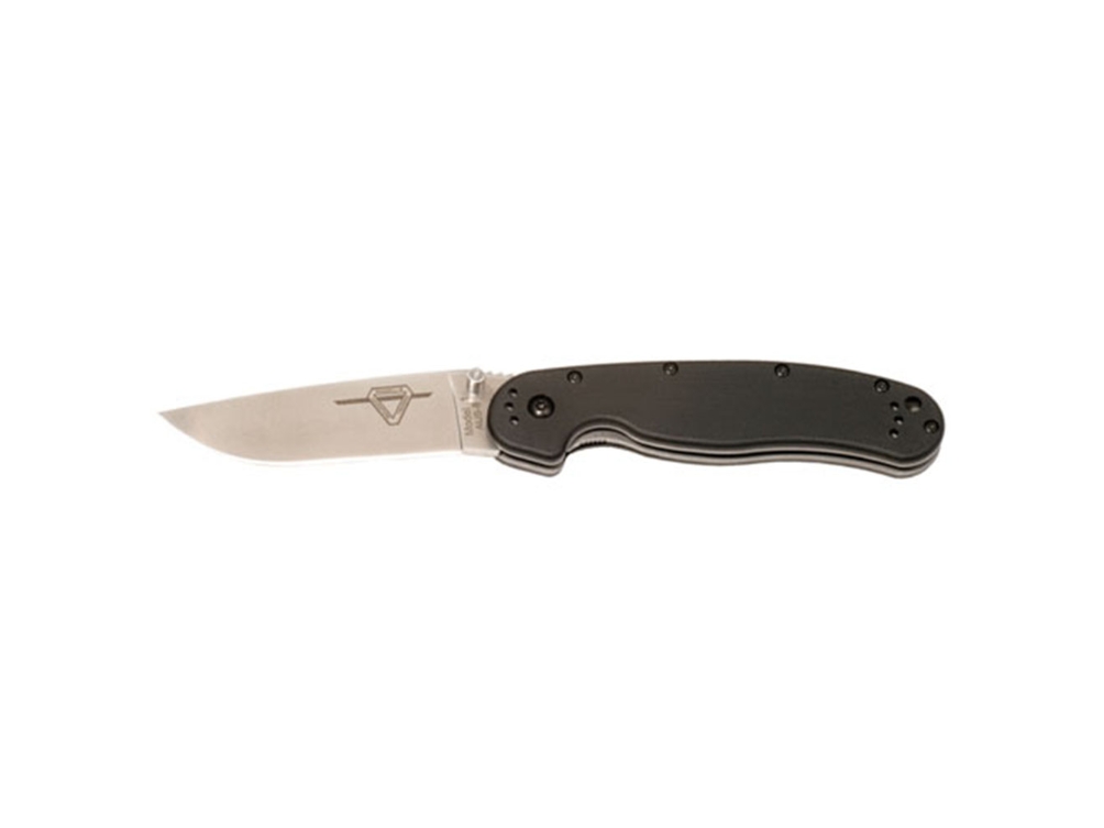 Ontario Knife RAT1 Folder 3.625 in Blade Blk GFN Handle