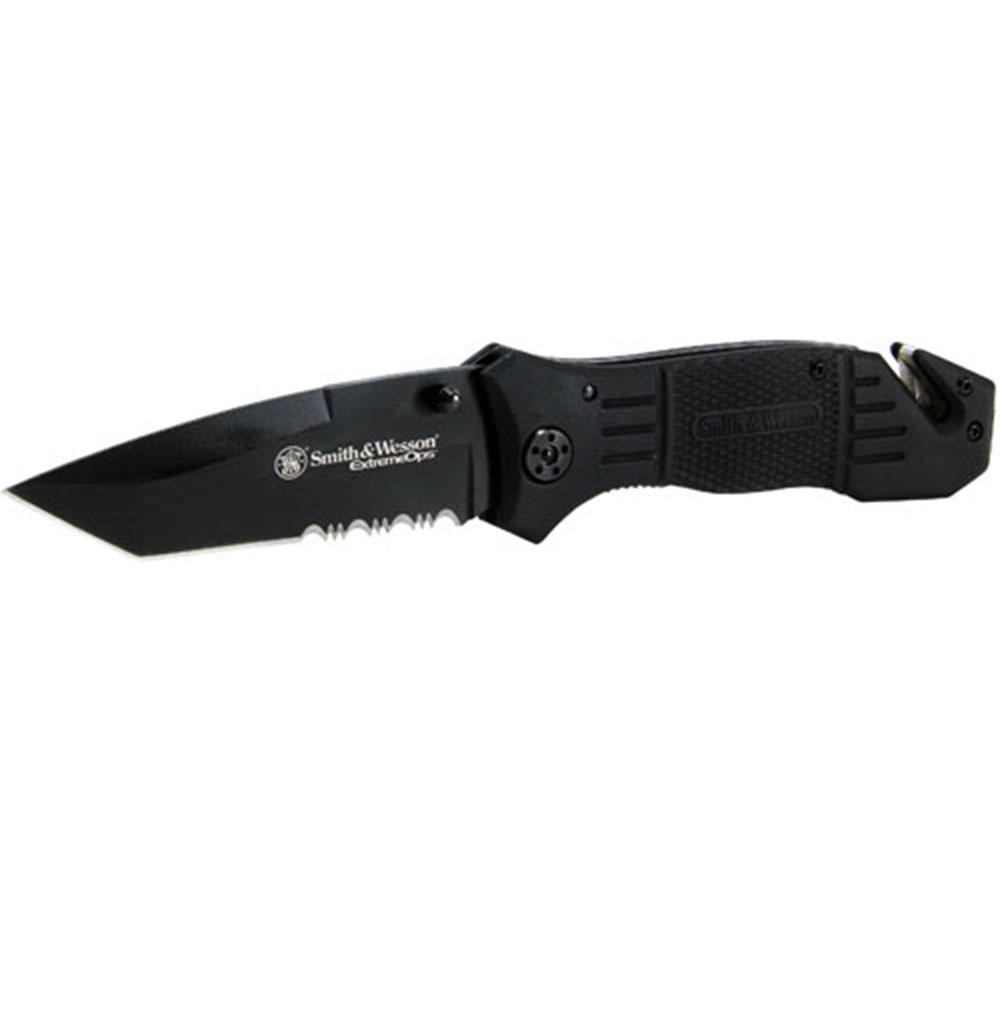 Smith & Wesson Extreme Ops Drop Point Liner Lock Knife