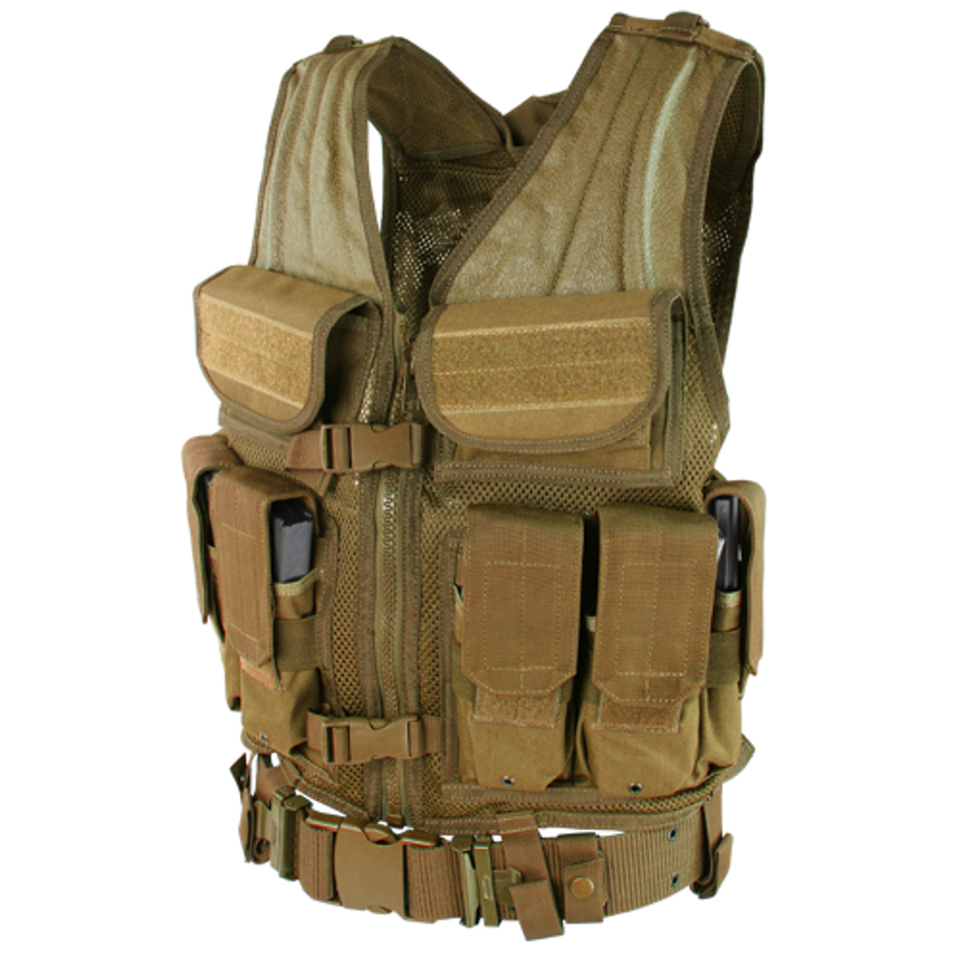 Condor Elite Tactical Vest, Coyote