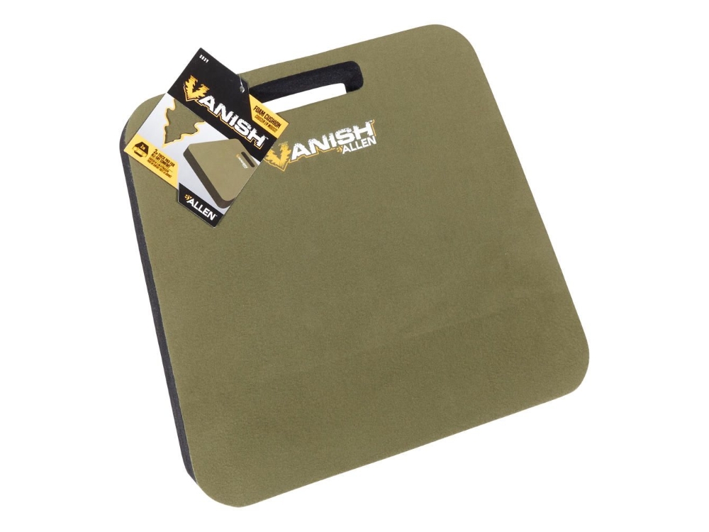 Allen Vanish Foam Cushion, 14"L x 13"W x 2"H, Olive