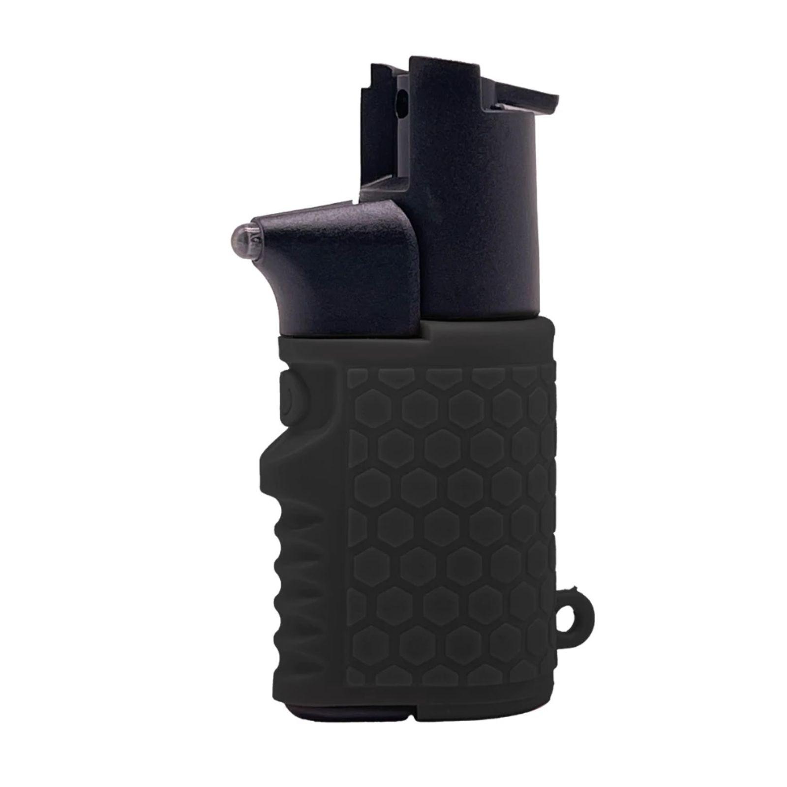 Guard Dog  Light Em Up Pepper Spray Keychain w LED Black