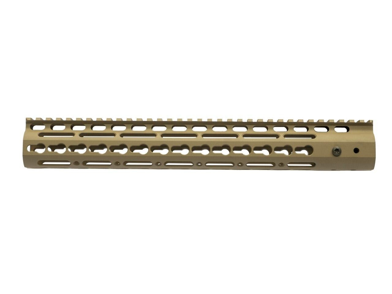 Raptor Tactical Keymod Style Aluminum Free Float Rail System RIS, Tan