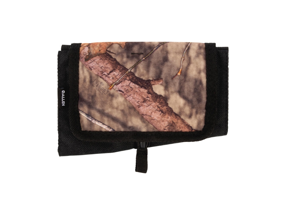 Allen Elastic Buttstock Shot Shell Holder With Flap, Mossy Oak Break-Up Country Camo