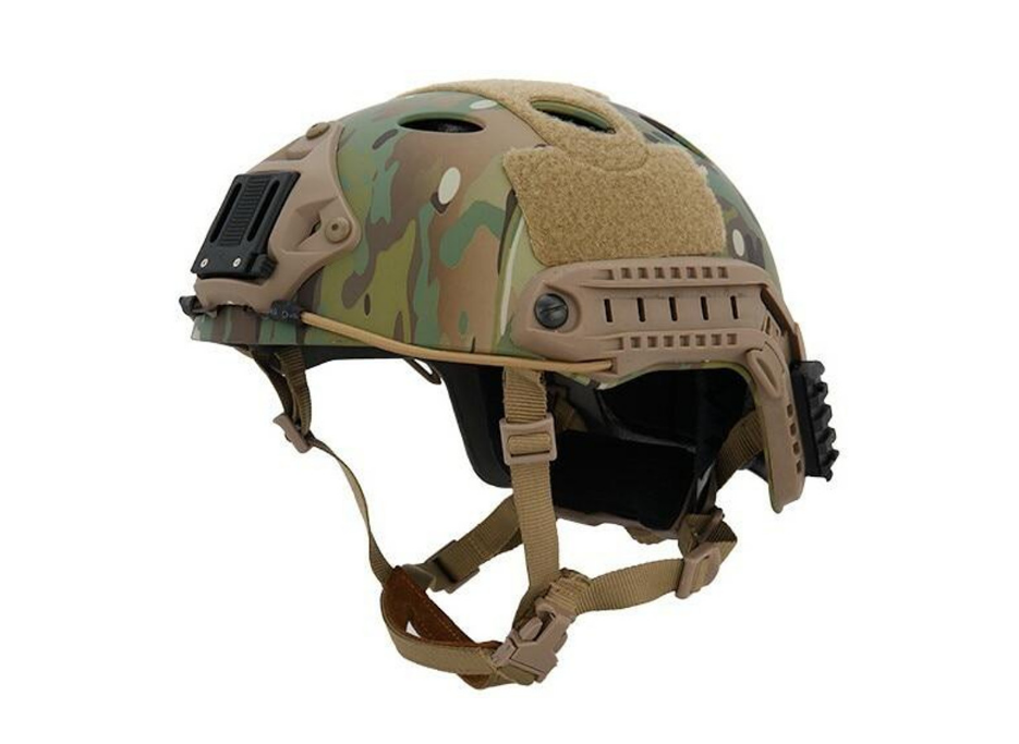 Lancer Tactical Military Style Helmet, Modern Camo
