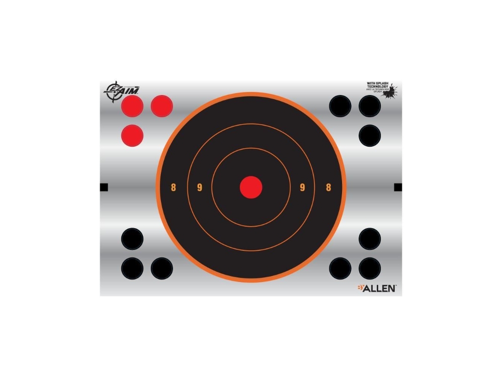 Allen EZ Aim Reflective Bullseye Targets, 8-Pack