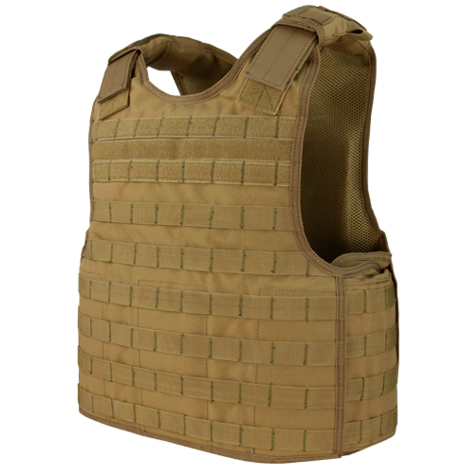 Condor MOLLE Defender Plate Carrier, Coyote