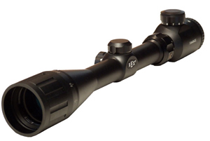 Rex 3-9x40 AOE, 1/4 MOA, Duplex Mil-Dot Reticle, Illuminated