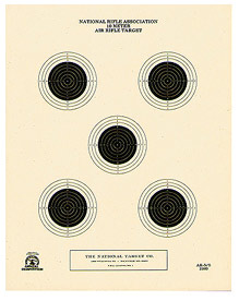 Beeman 33' (10 Meter) Air Rifle Target NRA # AR5/5
