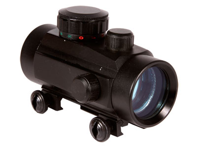 AMP Tactical 30mm Red/Green Dot Sight, Integrated Weaver/Picatinny Mount  