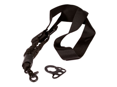 AMP Tactical Double Bungee Sling w/M4 Stock Sling Adapter, Black
 