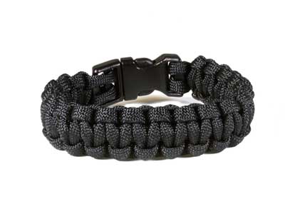 Air Venturi Paracord Bracelet, Large, Black