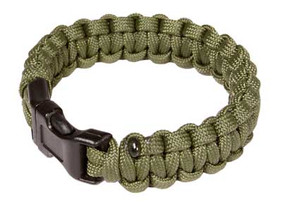 Air Venturi Paracord Bracelet, Green, Extra Large