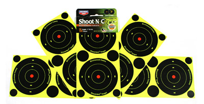 Birchwood Casey Shoot-N-C Bullseye Targets, 3" Bullseye, 36 Targets + 108 Pasters