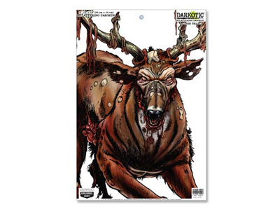 Birchwood Casey Zombie Deer Darkotic Blood Trail Splattering Target, 12"x18", 8ct