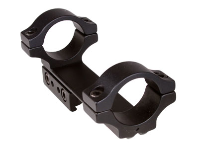 BKL 1-Pc Mount, 1" Rings, 14mm Dovetail, 4" Long, Matte Black