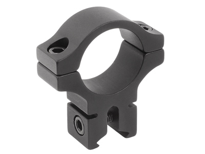 BKL Single 1 Ring, 3/8 Or 11mm Dovetail, 0.60 Long, Black