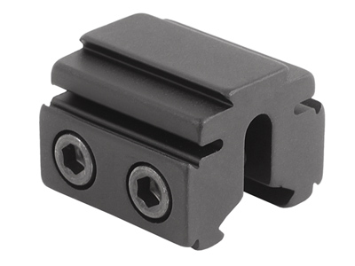 BKL Single 3/8 Or 11mm Tri-Mount Dovetail Riser Mount, 1 Long, Black