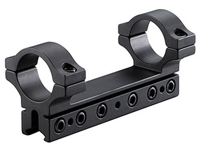 BKL 1-Pc Mount, 4 Long, 1 Rings, 3/8 Or 11mm Dovetail, 6 Base Screws, .007 Drop Compensation, Matte Black