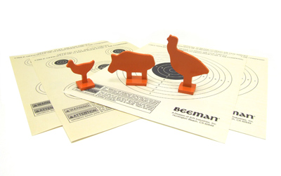 Beeman 3 Metallic Silhouettes & 4 Paper Targets