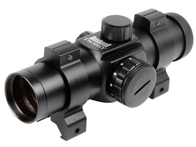 Bushnell Trophy 1x28 Red Dot Sight, 30mm Tube, 6 MOA, Weaver Rings