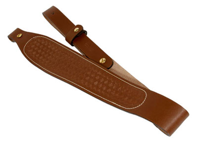 Butler Creek Cobra Custom Leather Gun Sling, Basketweave, 1"x36"