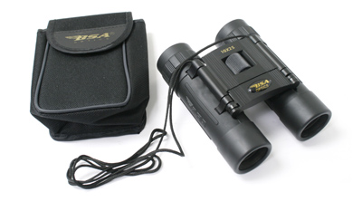 BSA 10x25mm Rugged Binoculars, Roof Prism, Center Focus