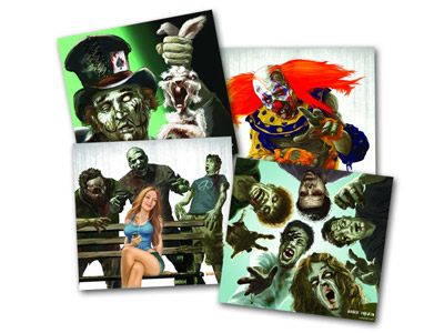 Crosman Zombie Targets, 4 Different Images, 20ct