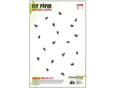 Champion Precision Fly Paper Target, 11"x17", 25ct