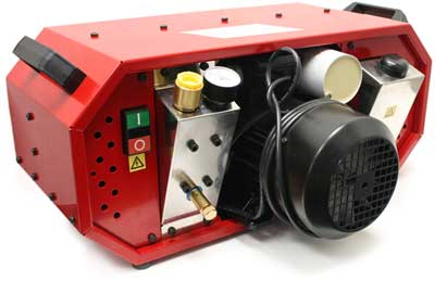 Air Venturi Liquid-Cooled Air Compressor, Club Model, Heavy-Duty Cooling System, Red
