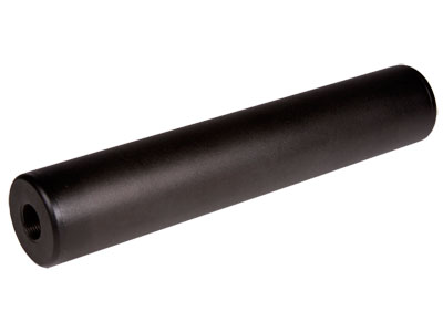 Tactical Crusader Full Metal Fake Airsoft Suppressor, Threaded Clockwise & Counter Clockwise, 190mm