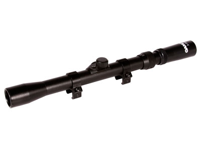 Gamo 3-7x20 Rifle Scope, 30/30 TV Reticle, 1/4 MOA, .75" Tube, 3/8" Rings