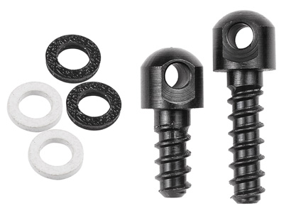 GrovTec Wood Screw & Swivel Studs, 1/2 & 3/4 Studs & 4 Spacers