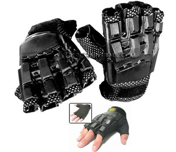 Doro Sport Hardback Paintball Gloves, Medium, Exposed Fingertips