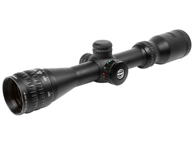 Refurbished Hawke Sport Optics HD IR Series 2-7x32 AO Rifle Scope, Illuminated Mil-Dot Reticle, 1/4 MOA, 1" Tube
