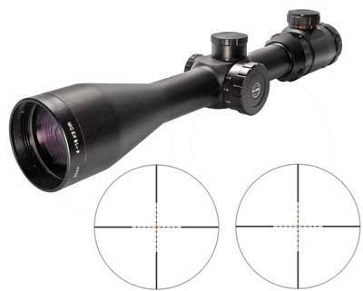 Refurbished Hawke Sport Optics Eclipse 4-16x50 AO Rifle Scope, Illuminated Mil-Dot Reticle, 1/4 MOA, 30mm Tube