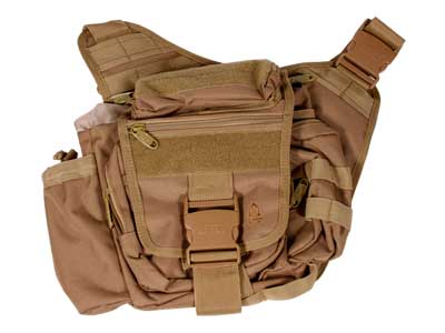 UTG Tactical Messenger Bag, Dark Earth Brown