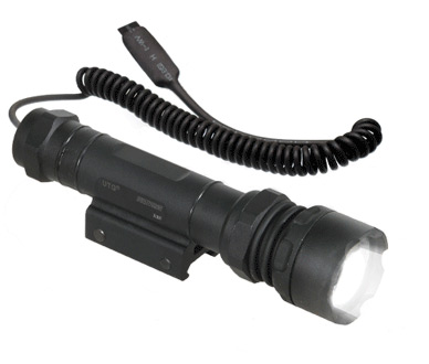 UTG Combat IRB Xenon Flashlight, 260 Lumens, 3 Functions, Weaver Mount, Handheld
