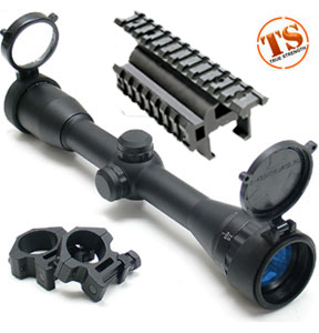 Leapers Golden Image 4X32mm Sniper Rifle Scope Kit, fits Echo Sub Guns