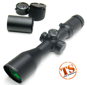 Leapers 3-12X44 30mm Mini Size Range Estimating Mil-Dot Illuminated Scope (100 Yards)