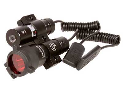 Laser & Flashlight Kit, Weaver Mount, Remote Pressure Switches