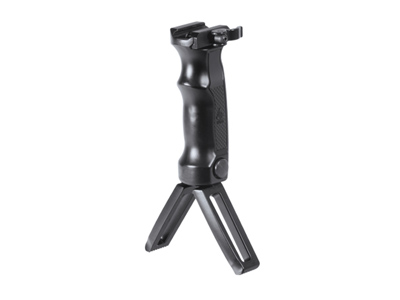 UTG Combat Quick Release Deployable Bipod, D Grip