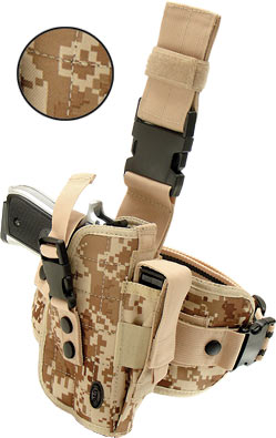 Leapers Special Ops Universal Tactical Leg Holster, Desert Digital Camo
