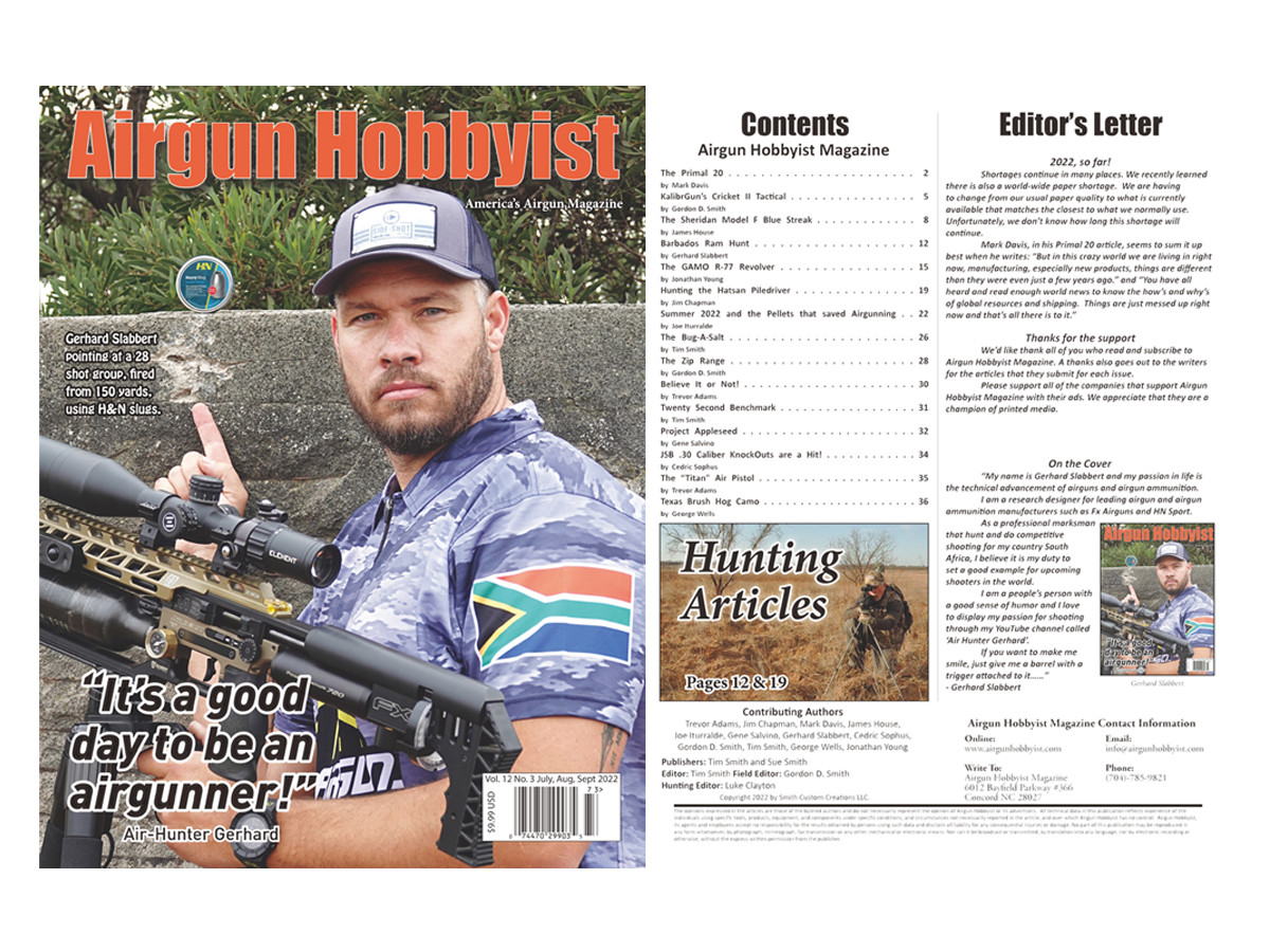 Airgun Hobbyist Magazine, Image 1
