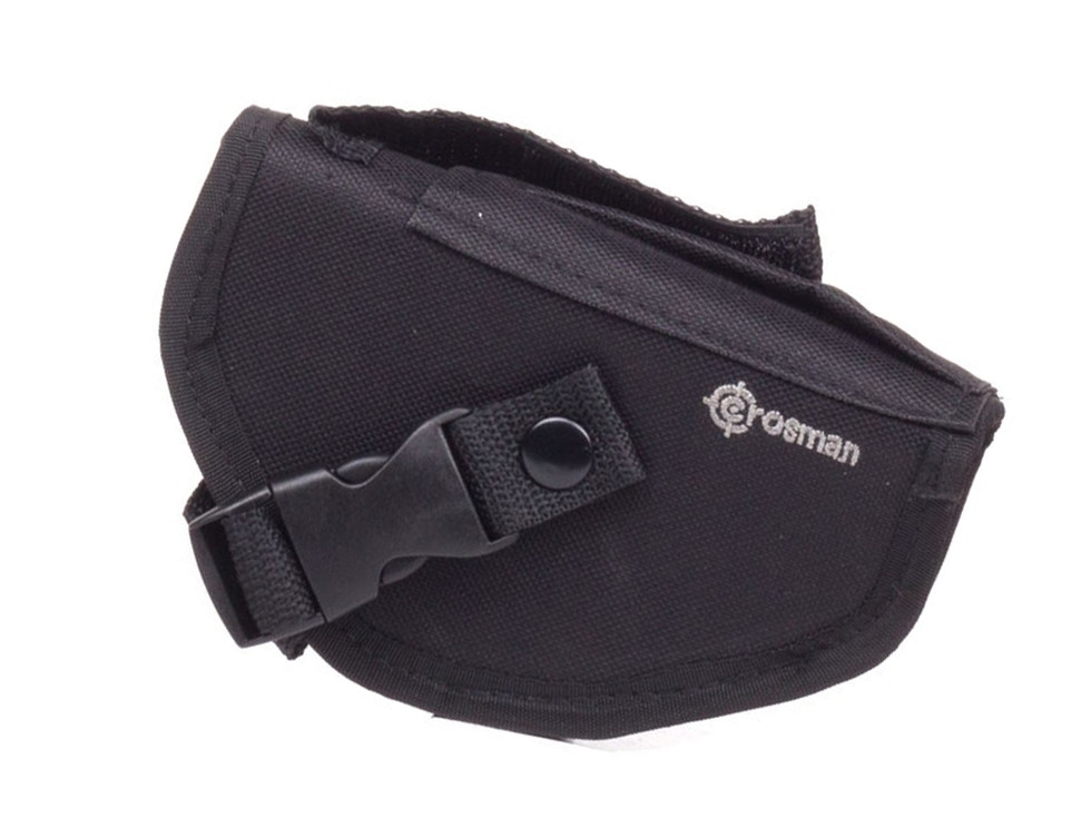 Crosman Pistol Holster, Accessory Pocket, Quick-Release Buckle, 7x4.5