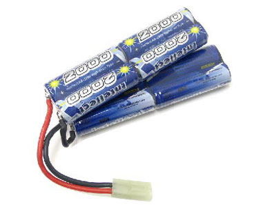 Intellect 9.6v 2000mAh NiMH Battery with Mini Tamiya connector