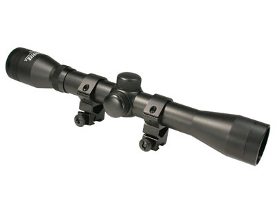 Winchester 3-9x32 Rifle Scope, Duplex Reticle, 1" Tube, 3/8" Rings