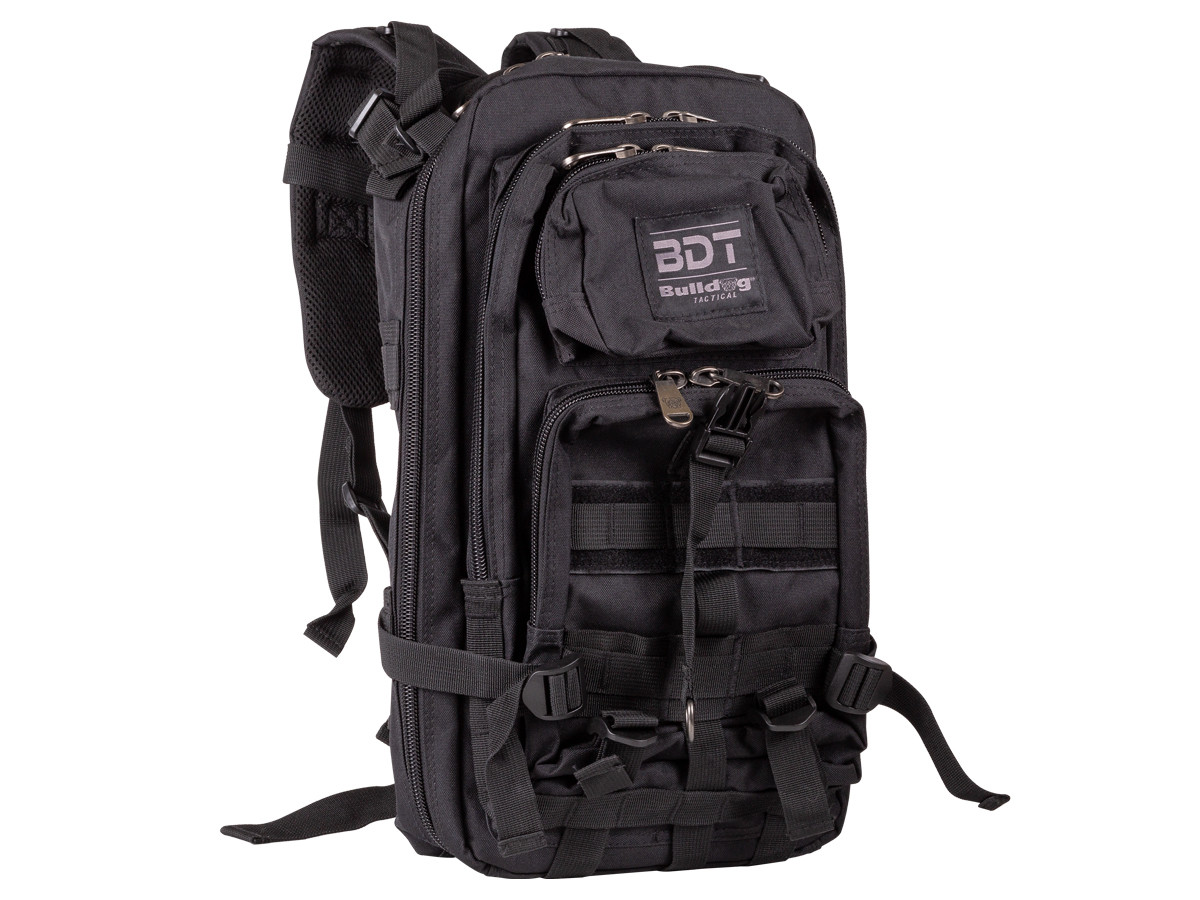 Bulldog Compact Tactical Backpack, Black