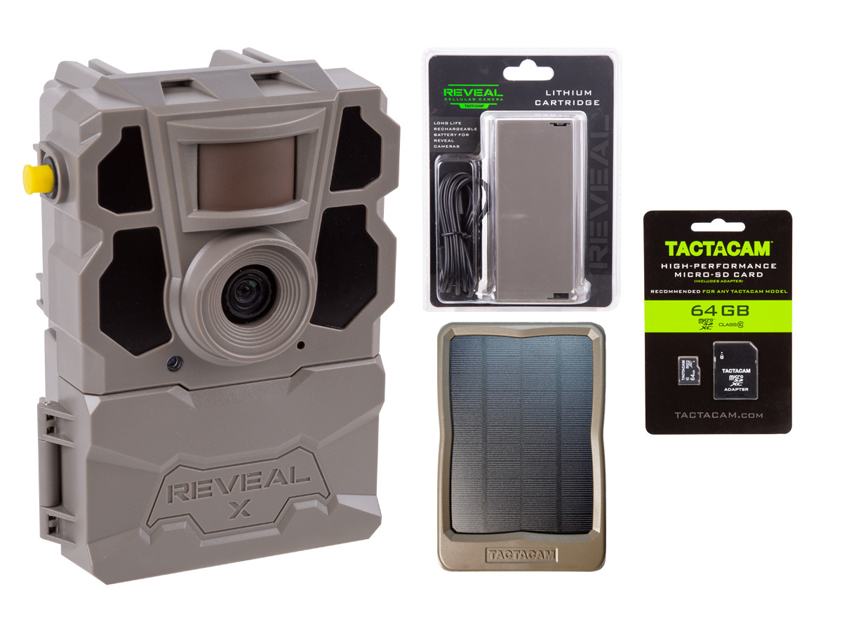 Tactacam Reveal X Gen 2.0 Camera, LIPO Battery, SD Card Bundle