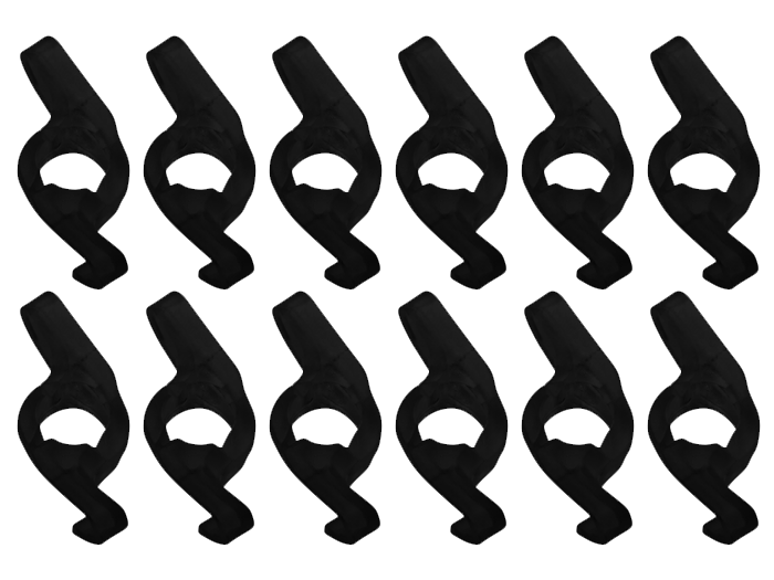 Bear FliteLoc Clip, Black, 12 Pack | Pyramyd AIR