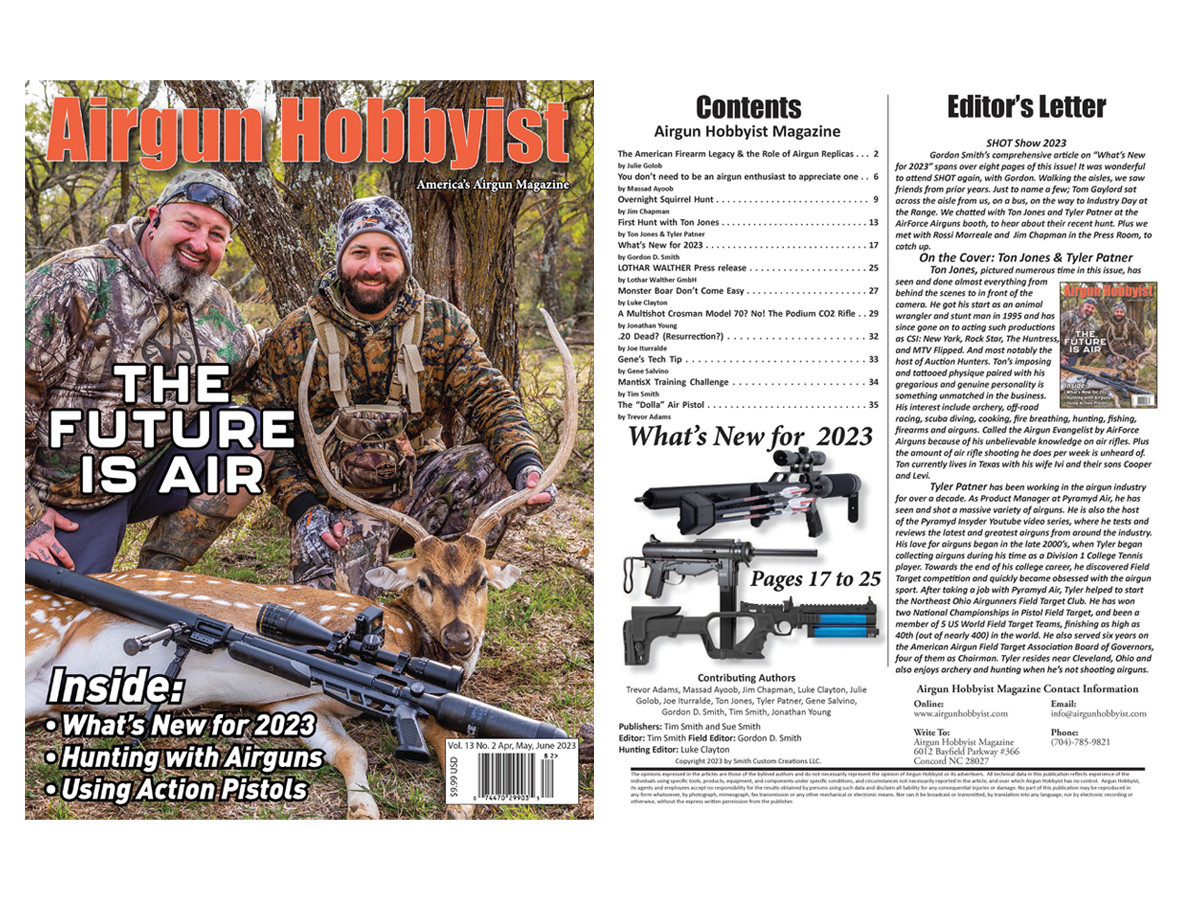 Airgun Hobbyist Magazine 2nd Qtr. 2023